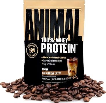 Animal 100% Whey Protein Powder, 20G High Protein | Cold Brew Coffee 1LB on Amazon - Best Deal Finder