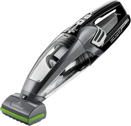 Bissell Pet Hair Eraser, Portable Cordless Vacuum Cleaner, Rotary Brush for Pet Hair, Powerful 14.4V, For Stairs, Upholstered Furniture, Cars and Carpets, 68dB, Black/Titanium, 2278N on Amazon - Best Deal Finder