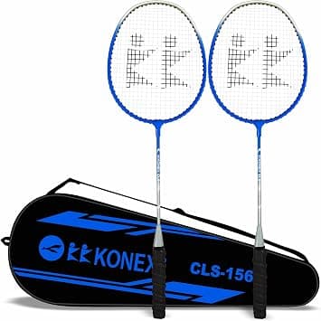 Konex Lightweight Aluminium Badminton Racquet for Beginners & Intermediates | Durable Frame with Full Cover Bag - (Pack of 2) on Amazon.ae - Price Tracker
