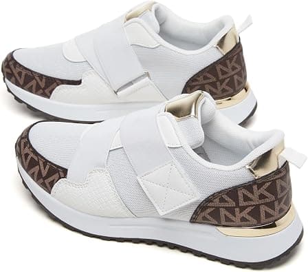 Women's Print Slip-On Sneakers with Elastic Strap, Easy On/Off Lightweight Casual Walking Shoe on Amazon.ae - Price Tracker