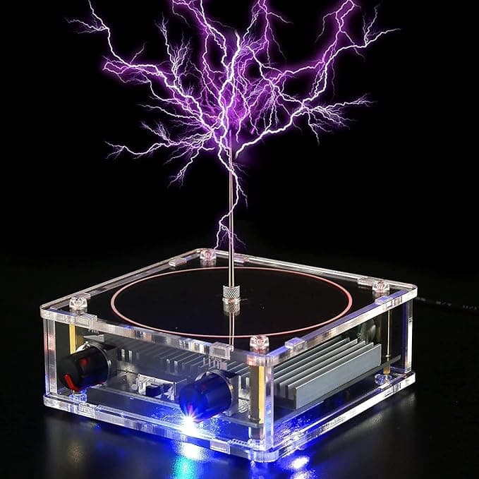 KASTWAVE Musical Coil for Tesla, Bluetooth Music Coil, Touchable Artificial Lightning Spark Gap Arc Generator, Wireless Transmission Experiment Model, Science Teaching Experiment Tool Desktop Toy on Amazon.ae - Price Tracker