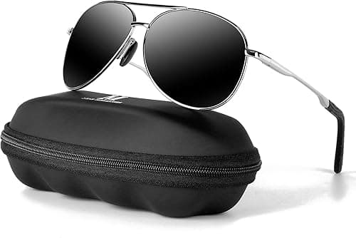 mxnx Aviator Sunglasses for Men Polarized Women UV Protection Lightweight Driving Fishing Sports Unisex glasses MX208 on Amazon.ae - Price Tracker