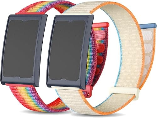 2 Pieces Strap Compatible for Amazfit Helio, 22 mm Nylon Sports Straps Breathable Replacement Bracelets for Amazfit Helio Watches Men Women on Amazon.ae - Price Tracker