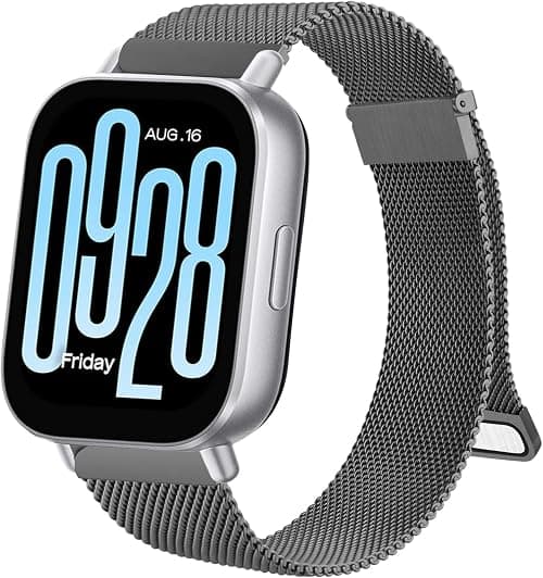 Metal Band for Xiaomi Redmi Watch 5 Active/5 Lite Man Woman, 22mm Steel Strap,Metal Magnet for Redmi Watch 5 Lite/5 Active on Amazon.sa - Price Tracker