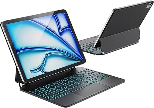 Magic Keyboard for iPad Air 5/4th 11 inch/Pro 11" (4/3/2/1) Gen | Wireless iPad Keyboard Case with Magnetic Stand, Precision Multi-Touch Trackpad, 7-Color Backlight, Black on Amazon.ae - Price Tracker