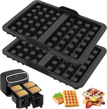Silicone Waffle Moulds for Air Fryer Liner,Air Fryer Waffle Mould Accessories for Ninja AF300 AF400EU AF451EU SL400EU&COSORI,Baking Tools Dishwasher Safe on Amazon.ae - Price Tracker