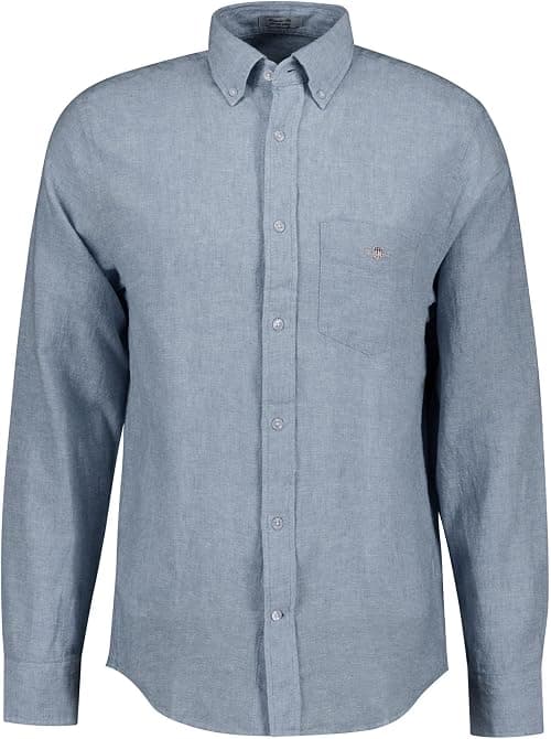 GANT Men's Reg Cotton Linen Shirt REG COTTON LINEN SHIRT on Amazon.sa - Price Tracker