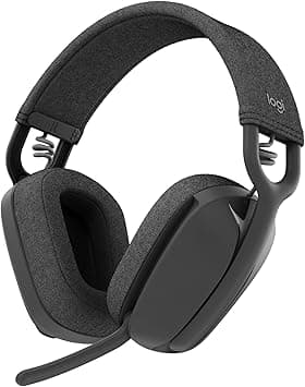 Logitech Zone Vibe 100 Lightweight Wireless Over Ear Headphones with Noise Canceling Microphone, Advanced Multipoint Bluetooth Headset, Works with Teams, Google Meet, Zoom, Mac/PC - Graphite on Amazon.ae - Price Tracker