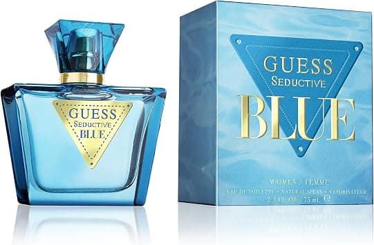 Guess Seductive Blue Perfume for Women Eau De Toilette 75ML - متتبع أسعار Amazon.sa