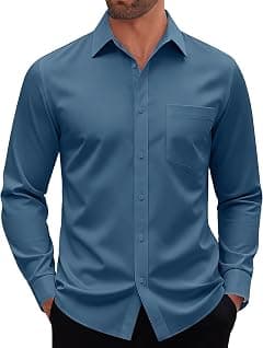 Alimens & Gentle mens Mens Dress Shirts Button Down Shirt (pack of 1) - Amazon.sa Price Tracker