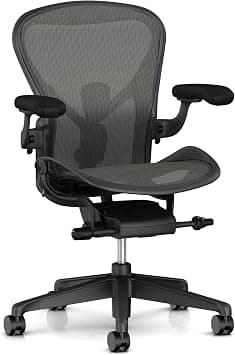 Herman Miller Aeron Ergonomic Chair - Size C, Graphite على Amazon.ae - متتبع الأسعار
