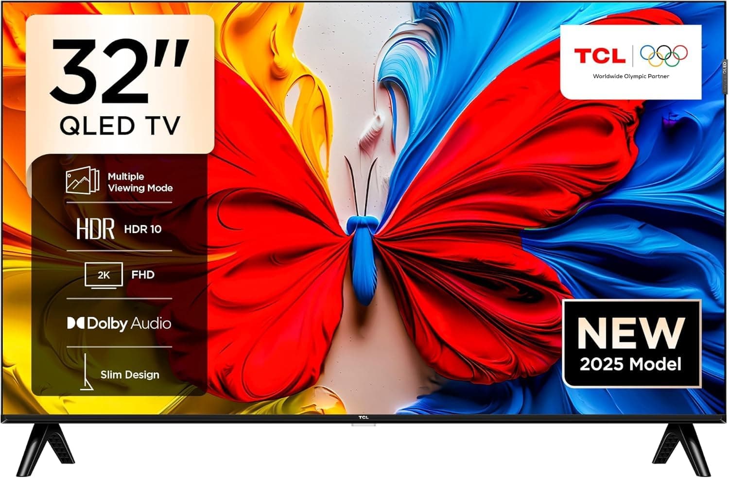 TCL Television 32 Inch Smart TV QLED HDR 10 Google TV, Dolby Audio, Game Mode, Multiple Eye Care with Slim Design-32S5K (2025 Model) on Amazon.ae - Price Tracker