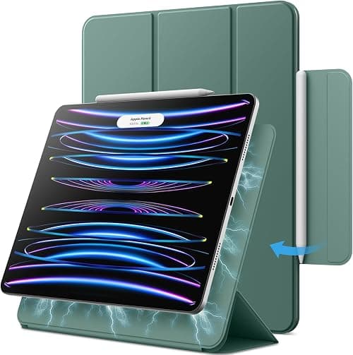 JETech Magnetic Case for iPad Pro 12.9" 6/5/4/3, Misty Green | For 2022/2021/2020/2018 Model, Slim Smart Design Cover, Auto Wake/Sleep, Lightweight Protection on Amazon.ae - Price Tracker
