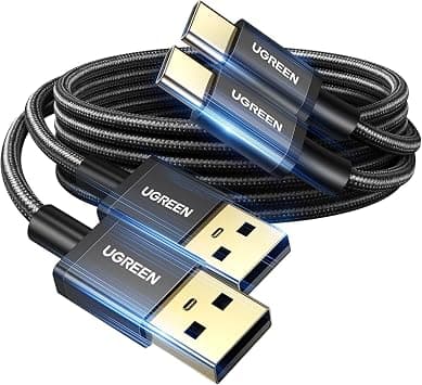 UGREEN Type C Cable 1M 2Pack,Braided 18W USB A to USB C Fast Charging Cable | 18W fast charge for usb-c devices,2Pack good value,Certified safe battery protection,Premium nylon braided على Amazon.ae - متتبع الأسعار