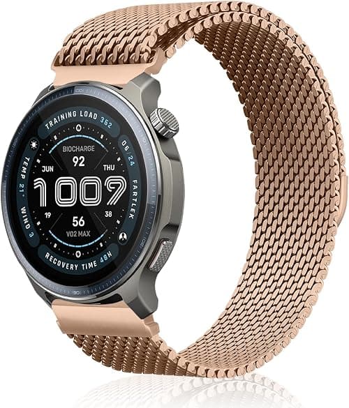 22mm Metal Strap for Amazfit Active Max/T-Rex 3 Pro 48mm, Thickened Version Magnetic Replacement Strap and Bracelet for Amazfit Balance 2/Bip 6/5/, Amazfit GTR 47mmGTR 3 Pro on Amazon.ae - Price Tracker