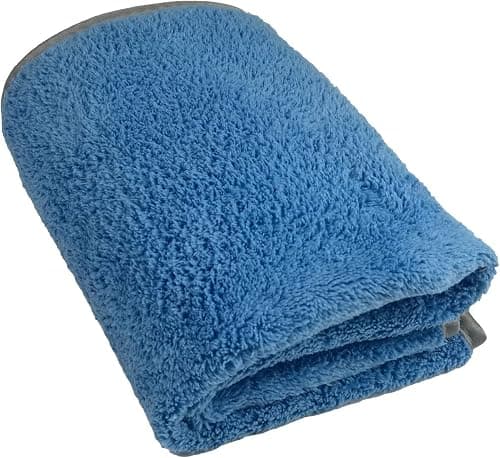 Microfiber Plush Car Drying Towel Cleaning Towels Super Absorbent Automotive Detailing Towel, Light Blue, 60 x 120 cm on Amazon.ae - Price Tracker