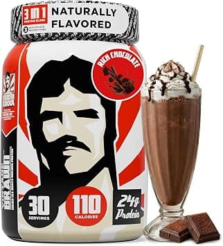 VINTAGE BRAWN Protein - Muscle-Building Protein Powder - The First Triple Isolate of Premium Egg, Milk (Whey and Casein), and Beef Protein - Rich Chocolate Flavour with Zero Sugars and No Artificials on Amazon - Best Deal Finder