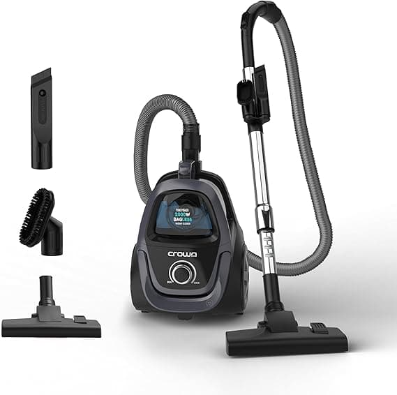 Crownline 2000W Bagless Vacuum Cleaner | 2.5L Tank with Adjustable Handle | Powerful Suction with Multiple Filters | Dust Full Indicator and Quiet Operation | VC-272A | 1 Year Brand Warranty on Amazon.ae - Price Tracker