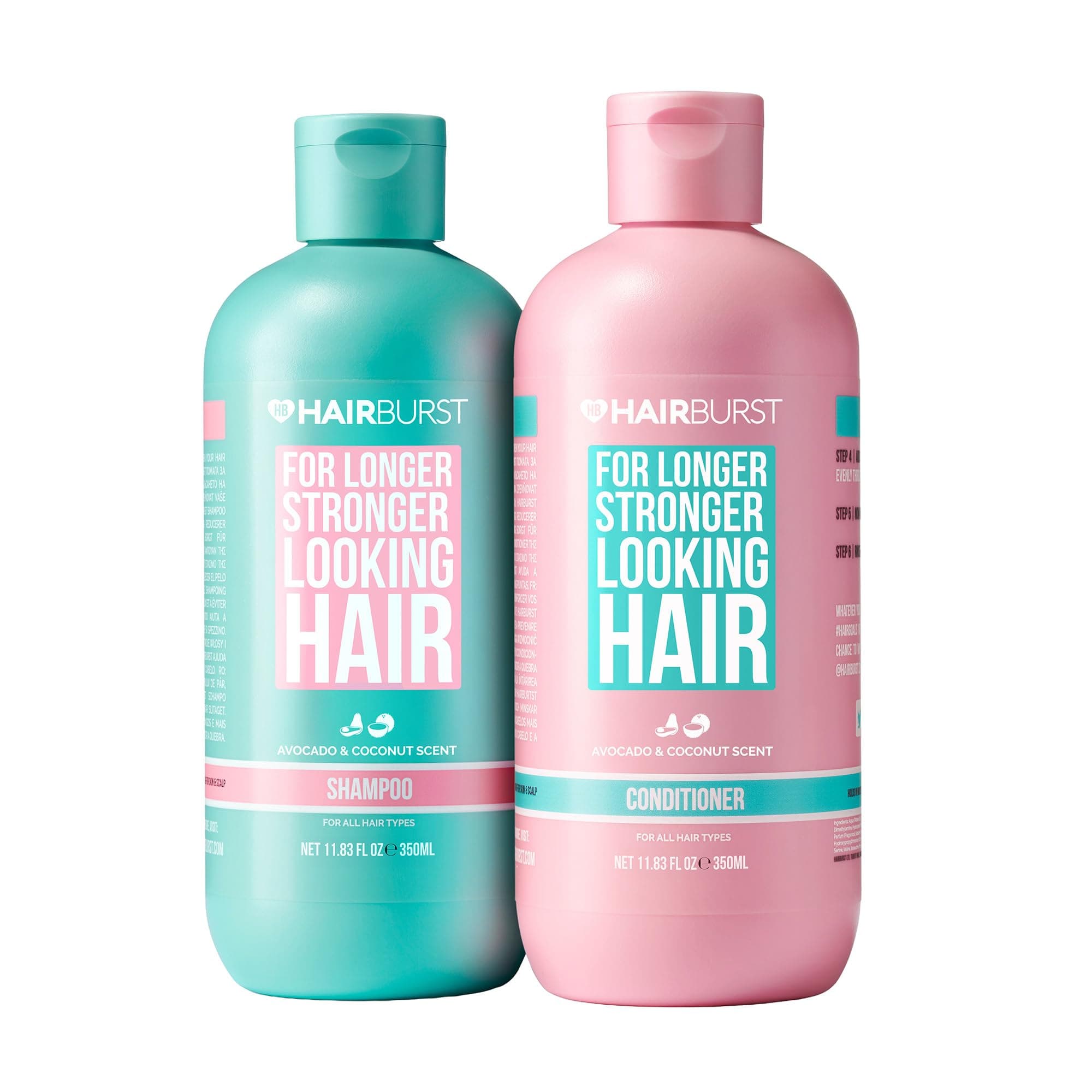 HAIR BURST Shampoo and Conditioner Set - SLS Free Hair Growth and Thickening Treatment for Women - Coconut and Avocado Scented - Suitable for All Hair Types, Promotes Strong and Healthy Hair on Amazon.ae - Price Tracker