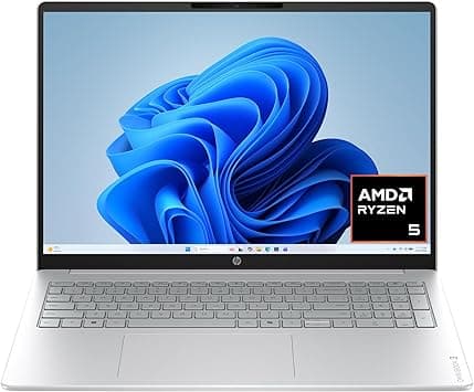 HP OmniBook 3 16" WUXGA Touchscreen Laptop|AMD Ryzen 5 40 Processor|Copilot AI|AMD Radeon 610M Graphics| Silver|Windows 11 Home |Bundle with Stylus Pen | MS Office (16GB RAM + 512GB SSD) on Amazon.ae - Price Tracker