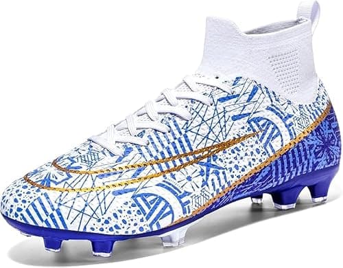 GGEROU Football Boots for Man & Women,High Top Professional Soccer Shoes ,Non-Slipping Football Sneaker Football Boots Soccer Cleats,Soccer Athletics Training Shoes Youth Students على Amazon.ae - متتبع الأسعار