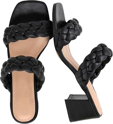 CUSHIONAIRE Onyx womens Heeled Sandal على Amazon.ae - متتبع الأسعار