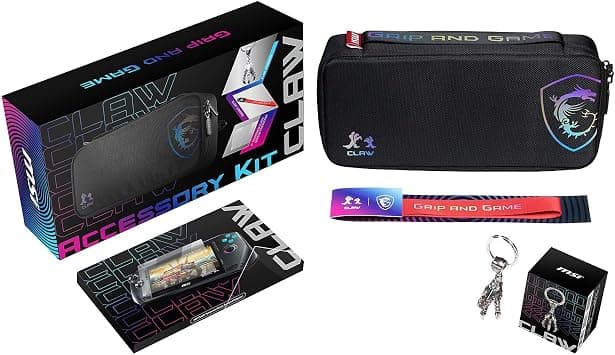 MSI Claw A1M Accessory Kit - Includes: Travel Case+MSI Claw Lanyard+MSI Claw Keychain+MSI Claw Screen Protector - 957-1T4111E-001 on Amazon.ae - Price Tracker