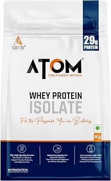 AS-IT-IS ATOM Whey Protein Isolate 1kg | 30g protein, 6.1g BCAA & 13g EAA | Ultra Pure-Fast Acting Protein | Cookie Hazel Fusion Flavor on Amazon.ae - Price Tracker