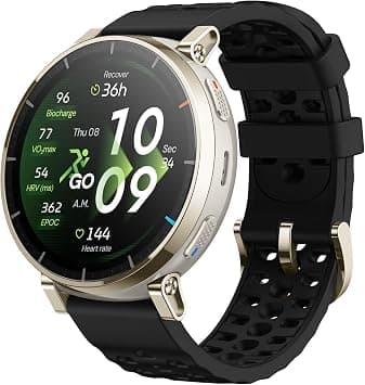 Amazfit Active 3 Premium GPS Running Smart Watch, 1.32" AMOLED Sapphire Display, 12-Day Battery, 4GB, NFC, Offline Maps, 170+ Workout Modes, 5 ATM, Heart Rate & Fitness Tracker for Android & iPhone on Amazon.sa - Price Tracker