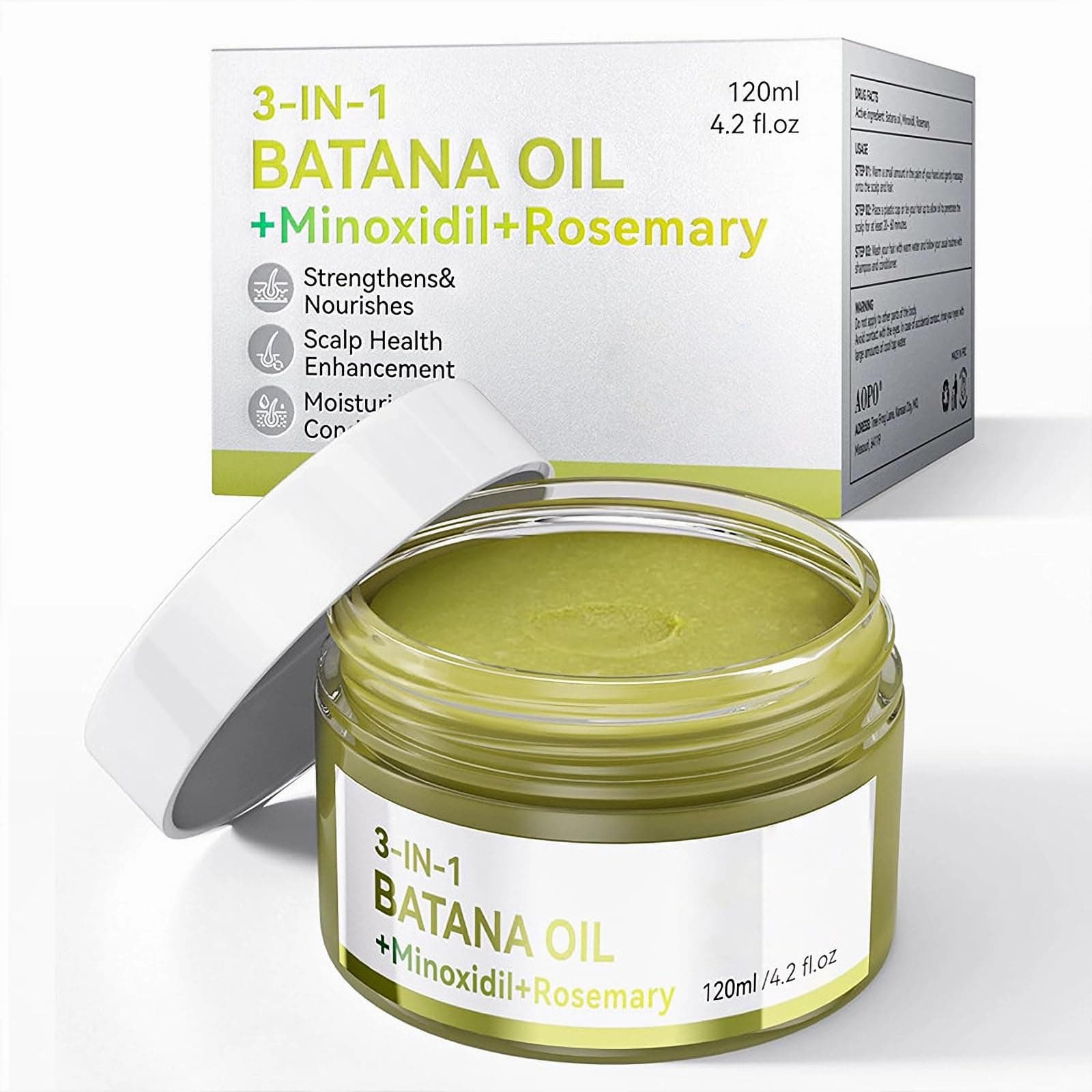 Nigwedete Batana Oil for Hair Growth Organic (120ml), 3-in-1 Advanced Hair Growth Serum with Batana Oil, 3% Minoxidil, and Rosemary, for Thinning Hair & Scalp Care on Amazon.ae - Price Tracker