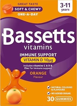 Bassetts Vitamins 3-11 Years Orange Flavour Immune Support 30 Gummies on Amazon.ae - Price Tracker