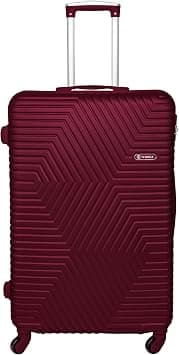 Lightweight Carry On Luggage Trolley - Hardshell Hand Carry Spinner Suitcase for Travel | ABS CarryOn Luggage with 4 Spinner Wheels (20 Inch (51 cm), Red) on Amazon.ae - Price Tracker