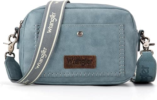Wrangler Crossbody Purses for Women Trendy Camera Snapshot Bag with Wide Strap on Amazon.ae - Price Tracker