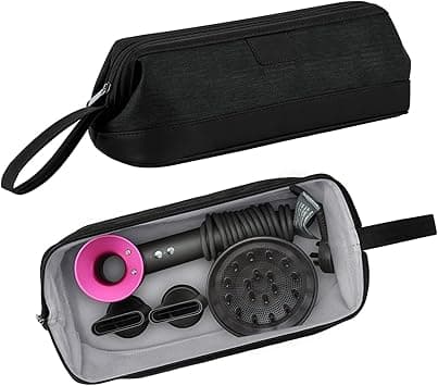 SYOSI Storage Bag, 1Pcs Portable Hair Dryer Carrying Bag Waterproof Storage for Dyson Supersonic Styler Attachments Protection (Black) on Amazon.ae - Price Tracker