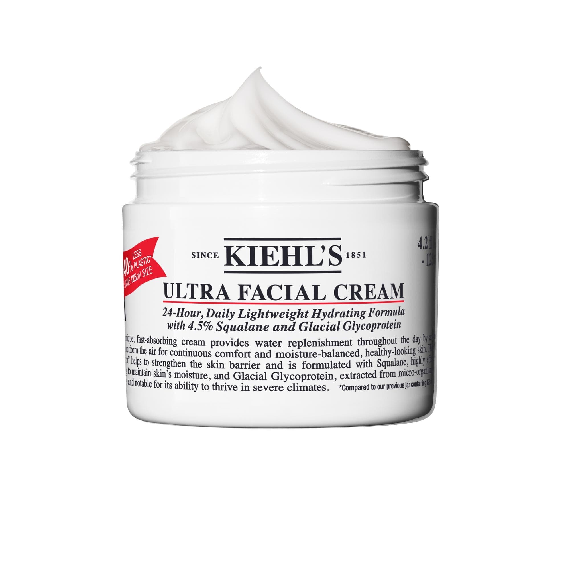 Kiehl's Ultra Facial Cream, with 4.5% Squalane to Strengthen Skin's Moisture Barrier, Skin Feels Softer and Smoother, Long-Lasting Hydration, Easy and Fast-Absorbing, Suitable for All Skin Types on Amazon.ae - Price Tracker