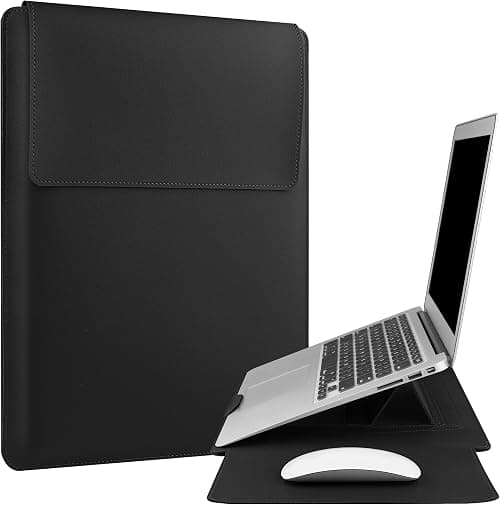 HoYiXi 13 Inch Laptop Sleeve Compatible with MacBook Neo 2026/MacBook Air/Pro 13 M1 M2 2022-2018/Surface Pro 8 2021/Surface Go 3 13-13.3 inch,Dell ASUS Acer Notebook,Black على أمازون - دليلك لأفضل العروض