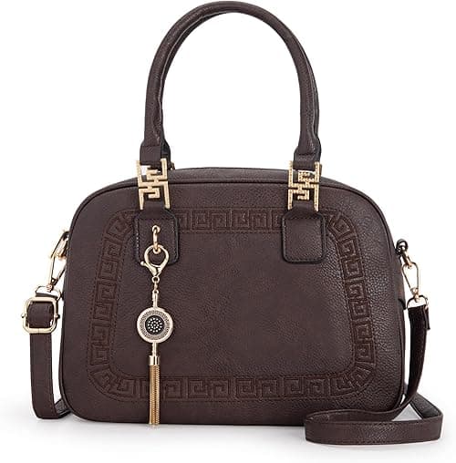 Montana West Small Top Handle Purse for Women Crossbody Satchel Handbag Barrel Bag on Amazon.ae - Price Tracker