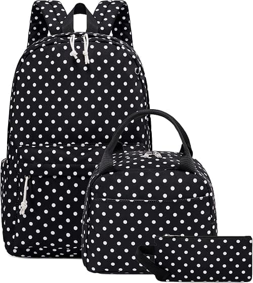 BLUBOON School Backpack Set Teen Girls Bookbag with Lunch Bag and Pencil Case on Amazon.ae - Price Tracker