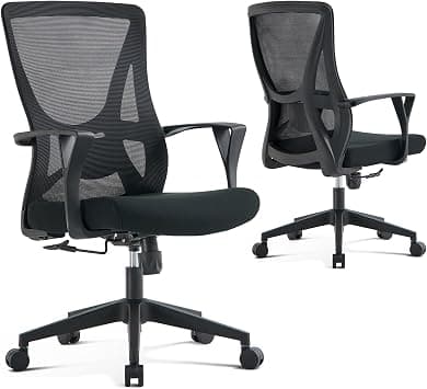 29B Office Chair, Ergonomic Home Office Chair Computer Desk Chairs with Lumbar Support Breathable Mesh Executive Swivel Chair,(Black) on Amazon.ae - Price Tracker