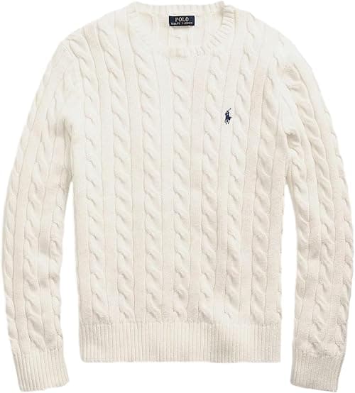 POLO RALPH LAUREN mens Cable-knit Cotton Sweater Pullover Sweater on Amazon.ae - Price Tracker