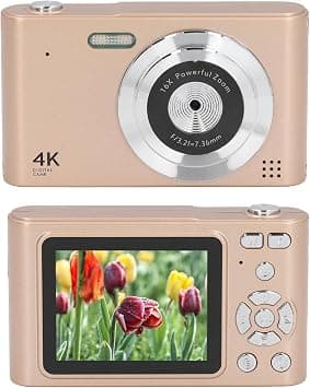 4K Digital Camera, 48MP Vlogging Camera with 16X Digital Zoom, Anti Shake Compact Small Camera with 2.4in Screen, Fill Light, HD Travel Camcorder for Photography Video Recording on Amazon.ae - Price Tracker
