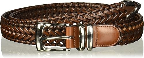 Perry Ellis Men's Portfolio Braided Leather Belt (Sizes 30-54 Inches Big & Tall) on Amazon.ae - Price Tracker