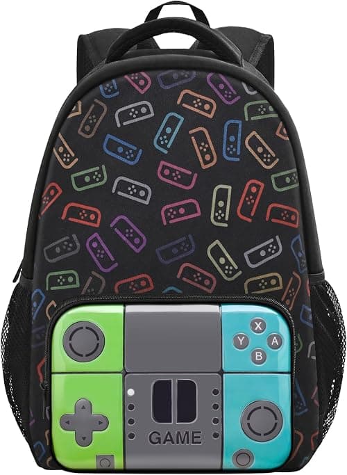 Tongtai School Backpack For Boys Kids Backpack Game Bookbag Middle College Student SchoolBag Work Daypacks For Boy Teen Men on Amazon.ae - Price Tracker