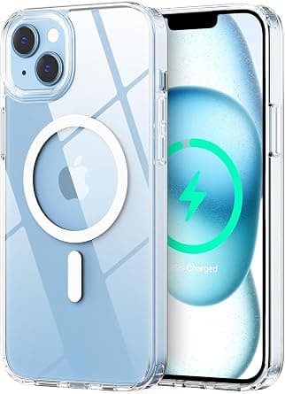 Magnetic Case Compatible with iPhone 15 Plus, Crystal Clear Wireless Charging iPhone 15 Plus Cover, Slim Thin Shockproof Transparent Protective Case for iPhone 15 PLUS (1P 15 Plus 6.7") on Amazon.ae - Price Tracker