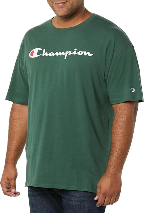 Champion mens Classic Graphic Tee, Big C Logo T-Shirt on Amazon - Best Deal Finder