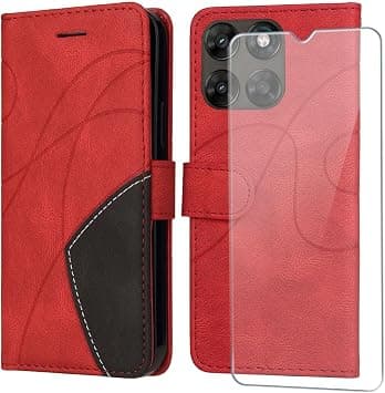 Case for Motorola Moto G67 / G77 5G Leather Mobile Phone Case with Screen Protector, with Card Slots and Magnetic Closure, PU Flip Wallet Case Protective Cover for Motorola Moto G67 / G77 5G on Amazon.ae - Price Tracker