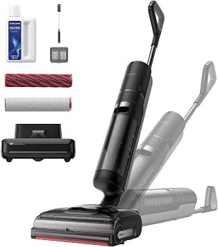 DREAME H15 Pro CarpetFlex Cordless Vacuum Mop, Wet Dry Vacuum Cleaner with Dual Brushes for Hard Floors & Carpet, Tangle-Free Hair-Cutting, 23kPa Suction, 180° Lie-Flat Floor Washer, 194°F Fast Drying on Amazon.ae - Price Tracker
