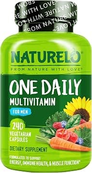 NATURELO One Daily Multivitamin for Men - Energy Support - 240 Capsules على Amazon.ae - متتبع الأسعار