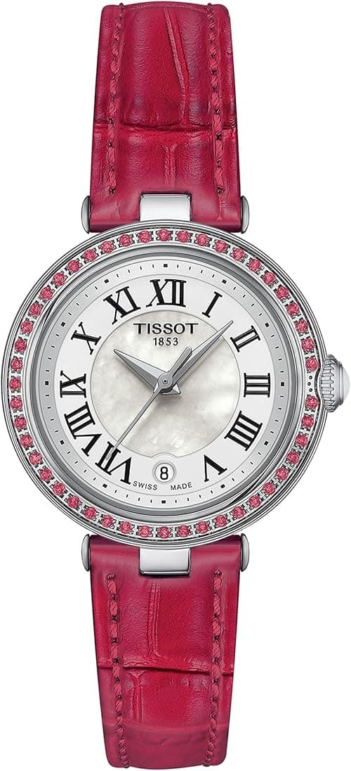 Tissot Women's Analogue Swiss Quartz Watch with Leather Strap T1260106611300 on Amazon.ae - Price Tracker