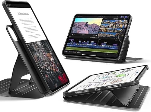 ESR for iPad Pro 13 Inch Case (M5/M4) 2025/2024, Rotating Case with Removable Magnetic Cover, Adjustable Portrait/Landscape Stand with Raised Screen View, 9 Standing Angles, Shift Series, Black on Amazon.ae - Price Tracker
